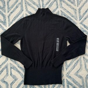 NWT Banana Republic Black Turtleneck Sweater Size M